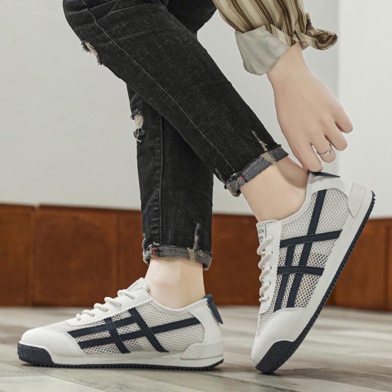 Women Summer Skateboard Shoes Breathable Men Running Sneakers Casual Kids White Sport Shoes Plus Size