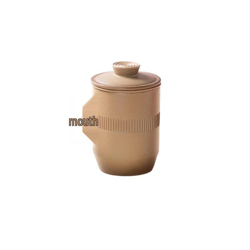 

Lubaohoyi Ceramic Covered Tea Cup