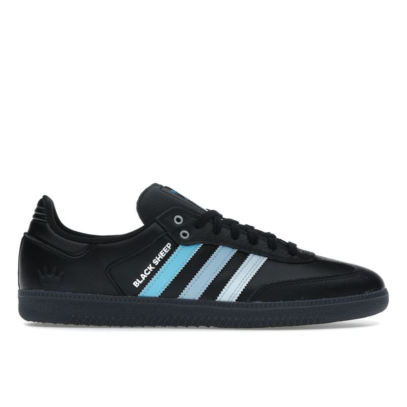 adidas Originals Samba ADV x Black Sheep x Charlotte FC  Black Ice Blue  Unisex Skateboarding Sneakers JH9594 37