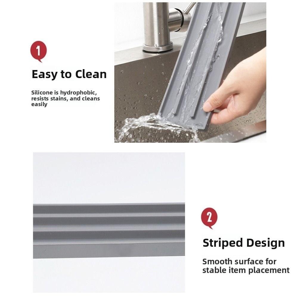 Non Slip Pot Lid Storage Mat Silicone Tableware Storage Pad Pot Lid Organizer  Cooking Space
