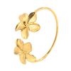 European and American style fashionable and prosperous titanium steel  temperament light luxury wealth does not fade open flower  jewelry 