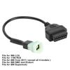 6 Pin - 16 Pin Adaptör Kablosu OBD2 Motor Arıza Teşhis ve Dedektörü Motosikletler için Uygun