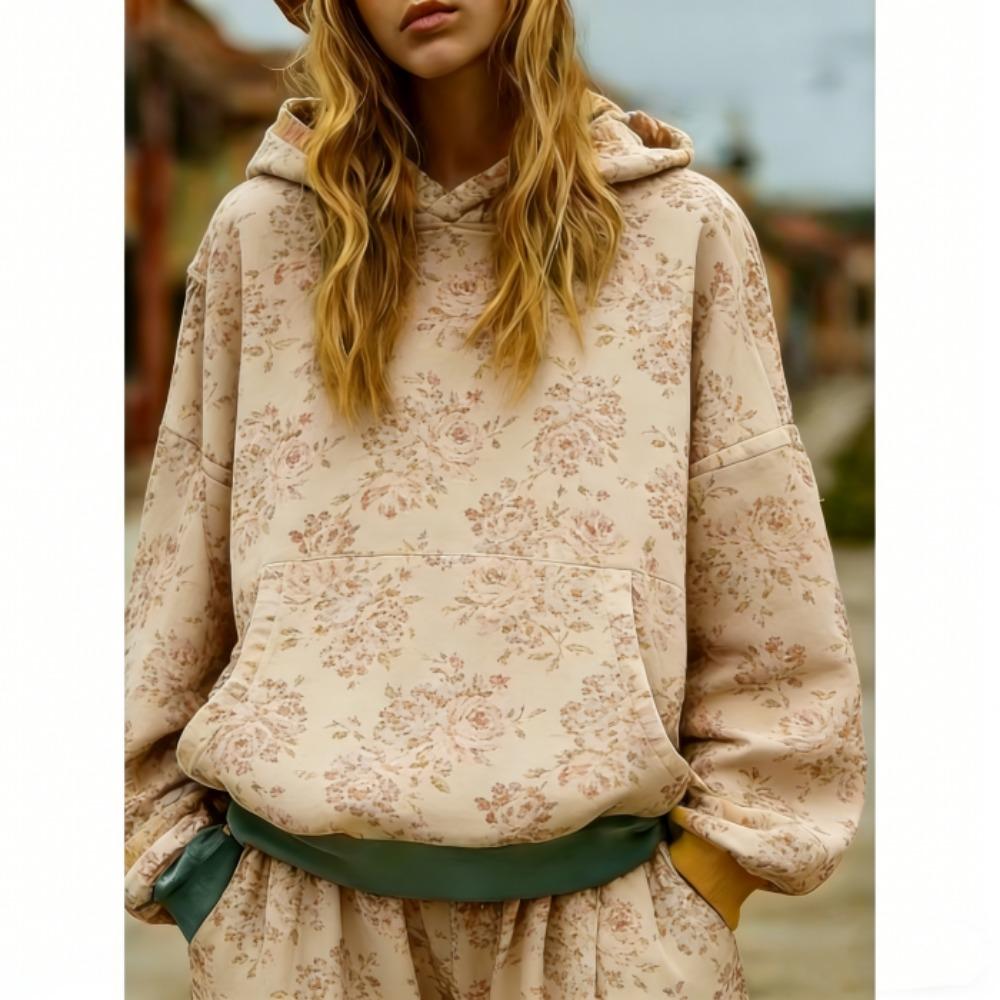 Spring Autumn European American Fashion 3d Print Hoodie Women Bohemia Casual Hoodie Streetwear Sweatshirt Women Clothes Top