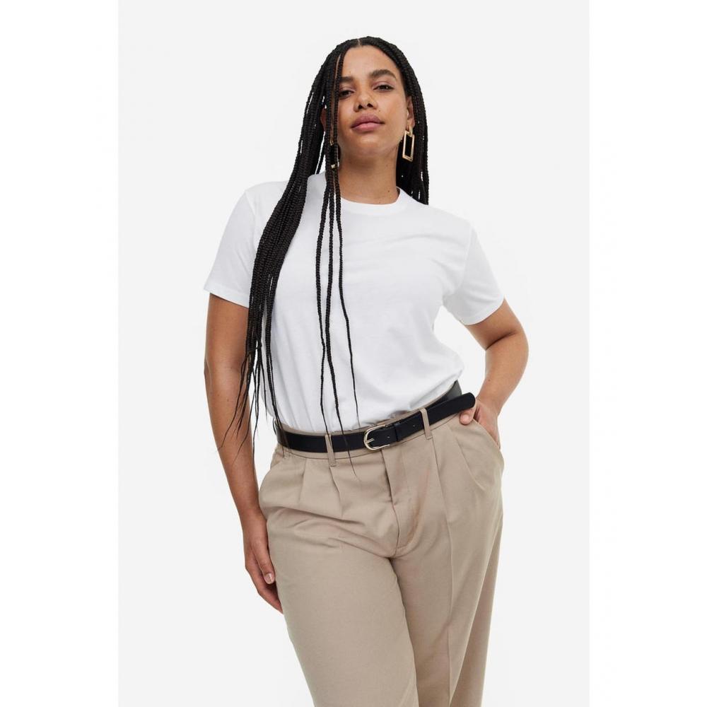 

H&M Хлопковая футболка Белая 0963662001