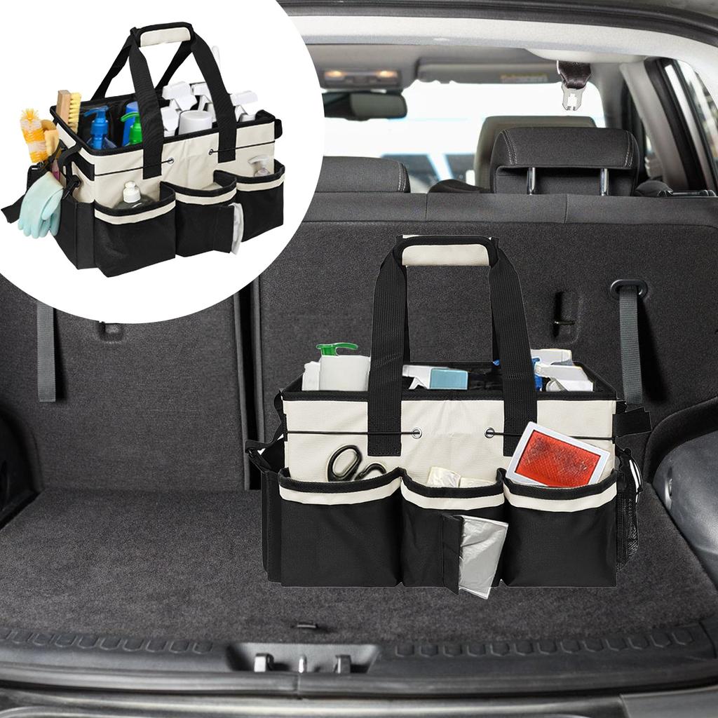 Multifunctional Toolbag Cleaning Tools Storage Bag Waterproof and Wear-Resistant Large Capacity Oxford Cloth Storage Bag