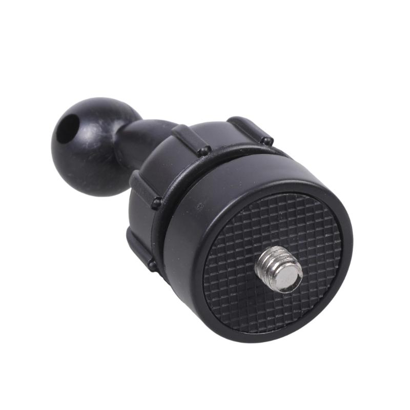 Camera Mount Adapter 17mm Ball Head To 1/4 Screw Connector & Extension Rod Suitable for Tripods Phone Holders