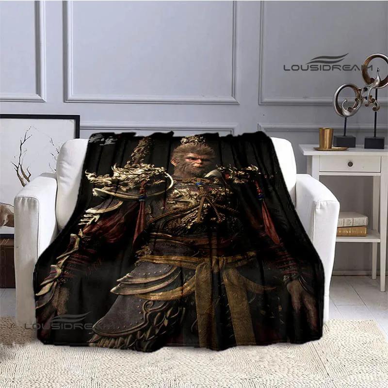 3D game Black Myth: WuKong Printed blankets Warm Flannel blankets Soft and comfortable blanket bed linings Birthday Gift