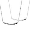 [Lala Christie] Pair Necklace, Bar Design, Silver 925 [PAIR Label] P14005-p