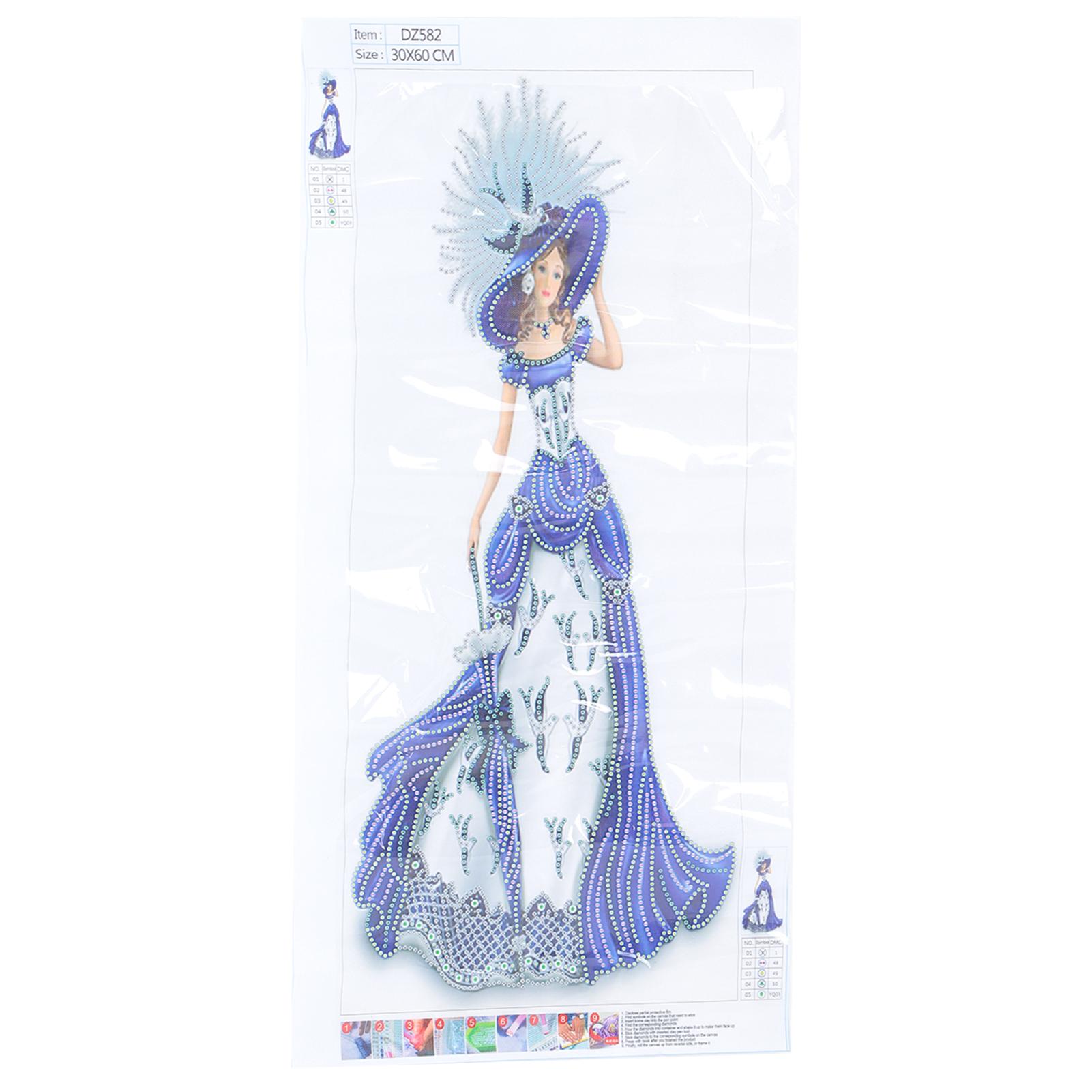 

Сделай сам Стразы Картина Элегантная Дама Узор Кристалл Картина Вышивка Картина Украшение