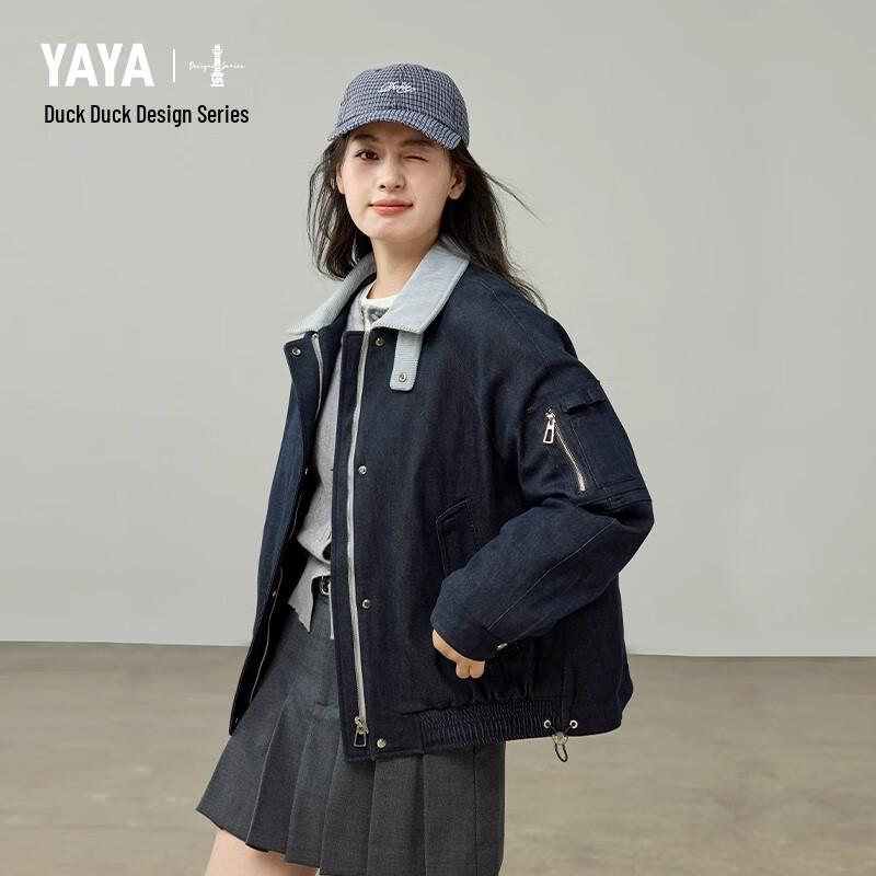 YAYA Unisex Stand-Collar Puffer Jacket