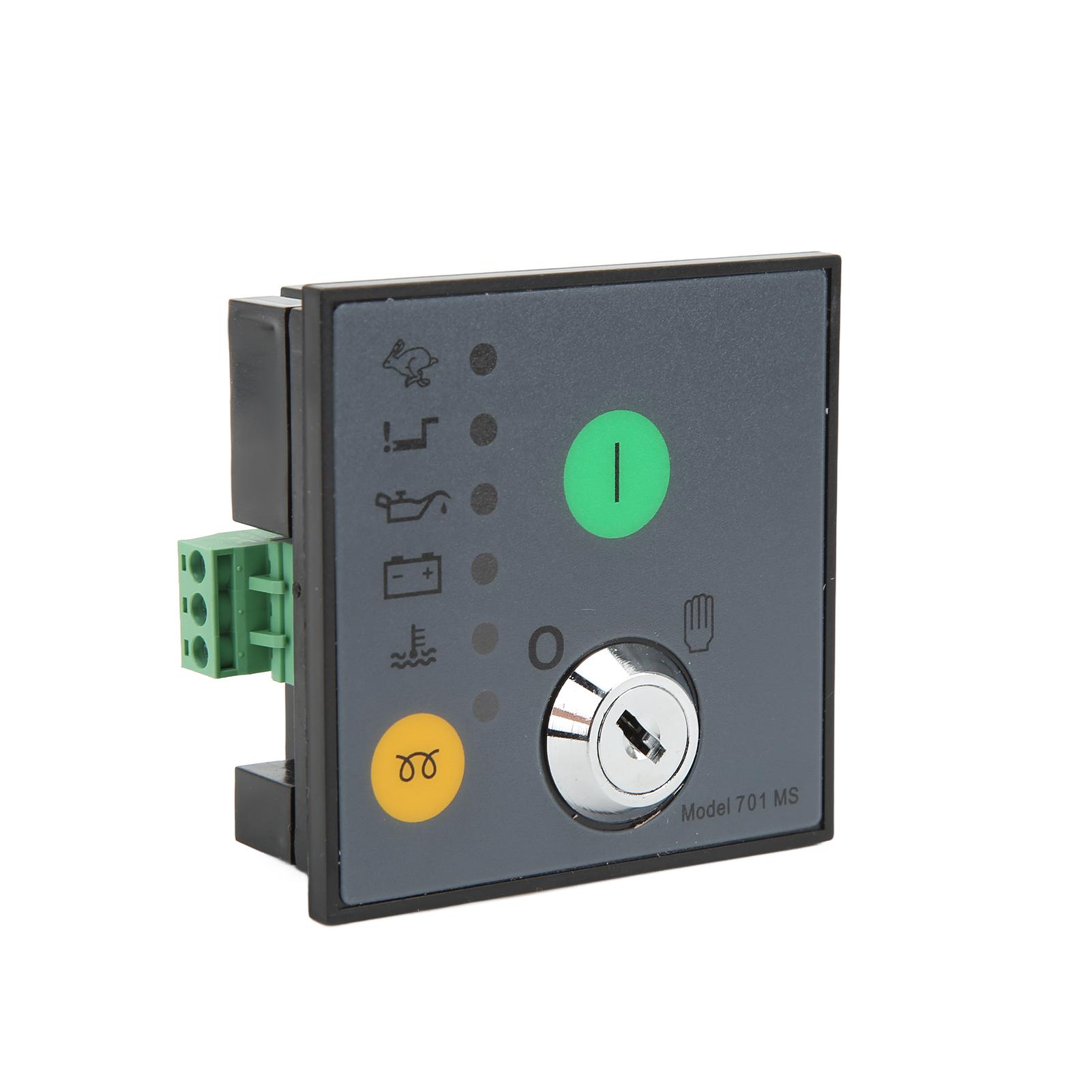 701‑MS Manual Start Generator Controller Control Panel Module Board Diesel Genset Parts Color: As Pictures Shown