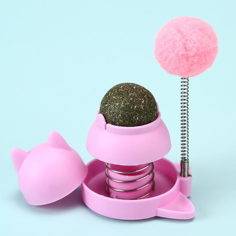 Mint Ball Cat Toy: Self-Entertainment, Teething, Dental Cleaning, and Chewing Aid for Cats