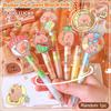 Kawaii Cartoon Capybara Gel Pen Quick-Drying Pressing Neutral Pens Writing Smooth Pens Office Supplies Student Stationery Gifts