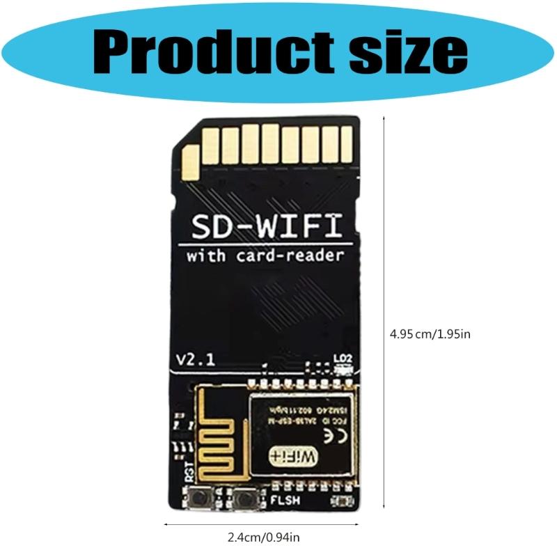 Lettore di Schede Modulo WiFi con Interfacce Seriali USB e Interruttori a Levetta per Connettività Flessibile