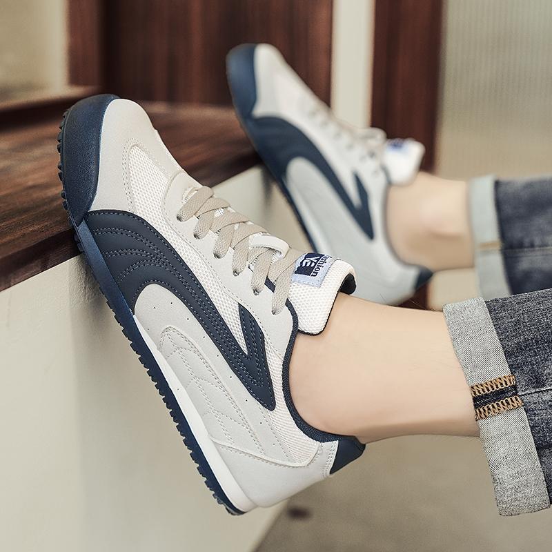 Modische Herren Freizeitschuhe Leichte Stoff Outdoor Laufschuhe Bequeme Gehen Sportschuhe Atmungsaktive Jogging Schuhe