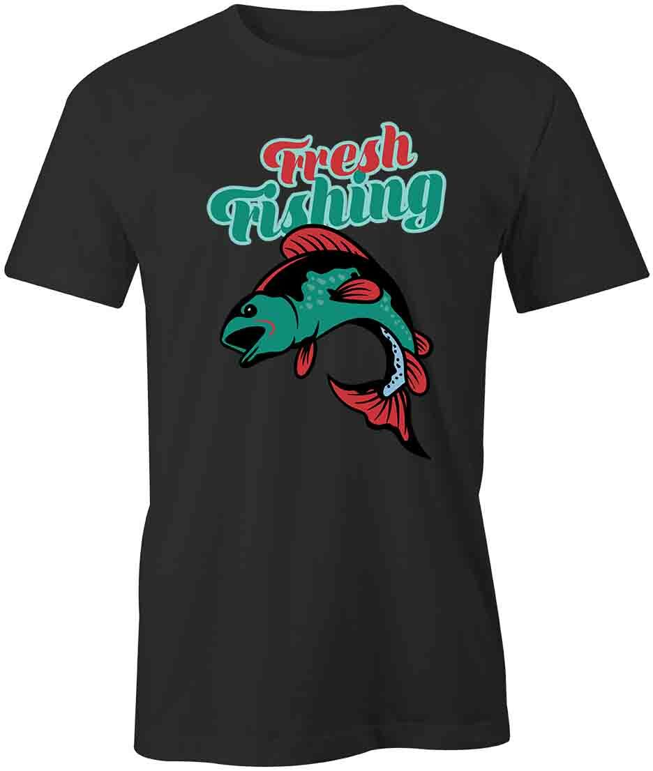 FRESH FISHING TShirt Tee Short-Sleeved Cotton CLOTHING FISHING S1BCA88 L