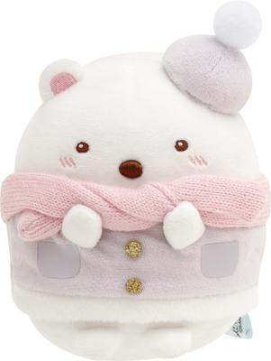 MO45001 Sumikko Gurashi Mother and a Sparkling Night Collectible Plush Toy Polar Bear Lizard,