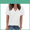 Casual Womens T Shirt With V Neck And Cotton Fabric For Summer And Spring Comfort