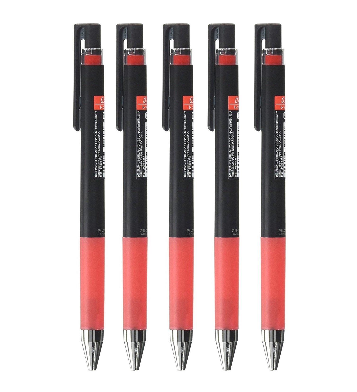 Pilot Juice Up Retractable Gel Ink Ballpoint Red Set of 5 Pen, Ink, (0.4mm)
