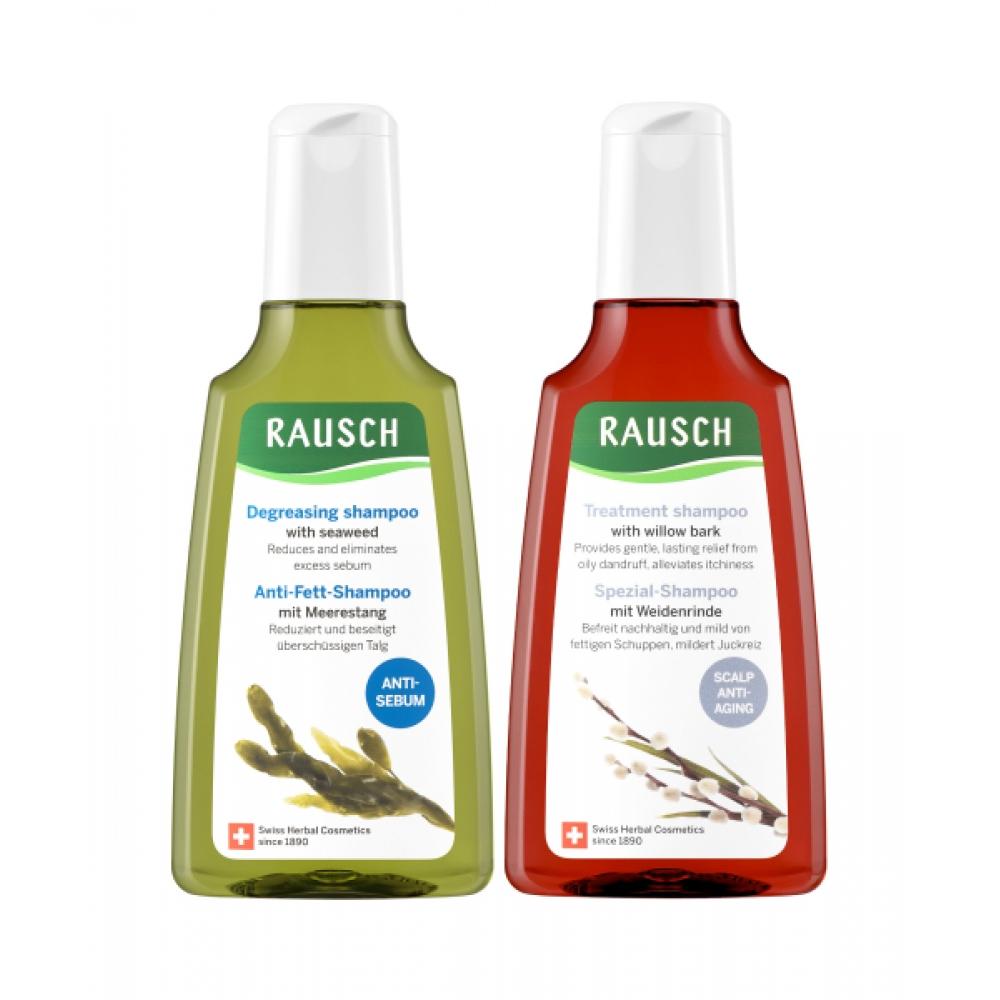 Rausch Seaweed Shampoo 200ml+willow Bark Treatment Shampoo 200ml NONE