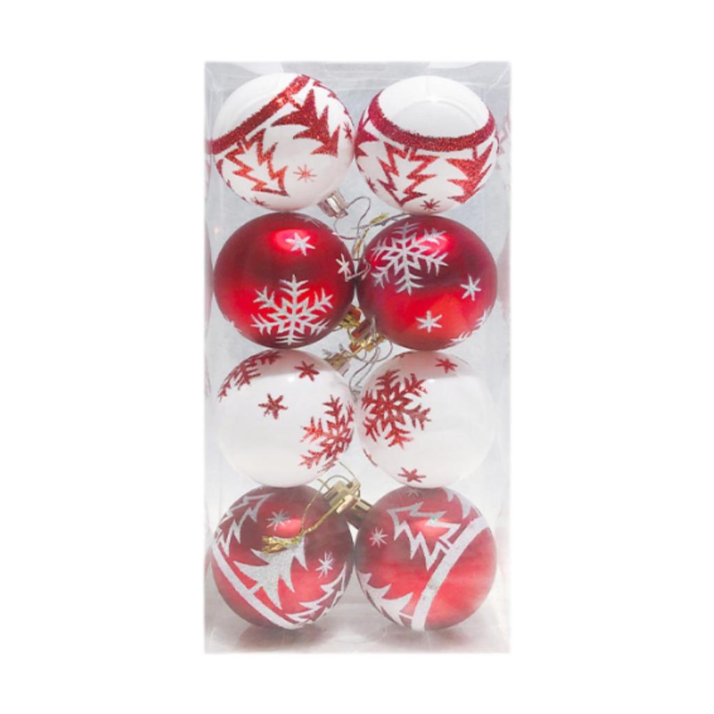 8x Christmas Balls Shatterproof Party Supplies Christmas Tree Balls Decorations for Anniversaries Xmas Tree Special Events