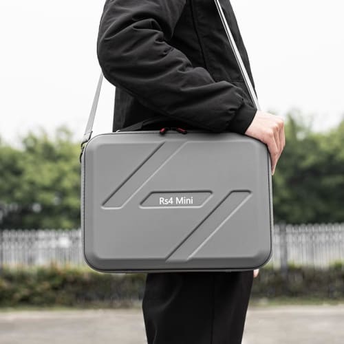 DJI RS4 Mini Compatible Storage Case, PU Waterproof Carrying Case, Portable Storage Shoulder Bag, Travel Case with Full Protection, Dustproof, and Sho