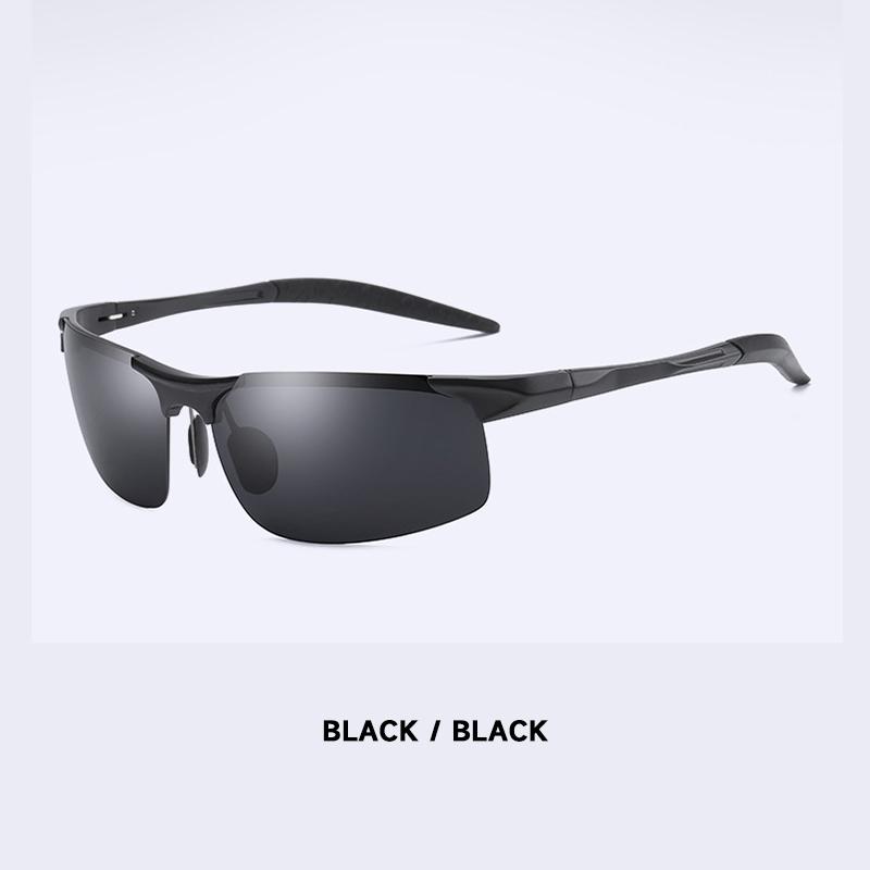 Aluminum Magnesium Running Cycling Sports Glasses Men Polarized Protective Sunglasses High Quality Goggles Uv400 Eyewear