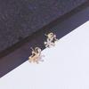 Ear Clips Without Ear Piercings Women'S Earrings Simple And Fresh Flower Earrings Temperament Summer Stud Earrings