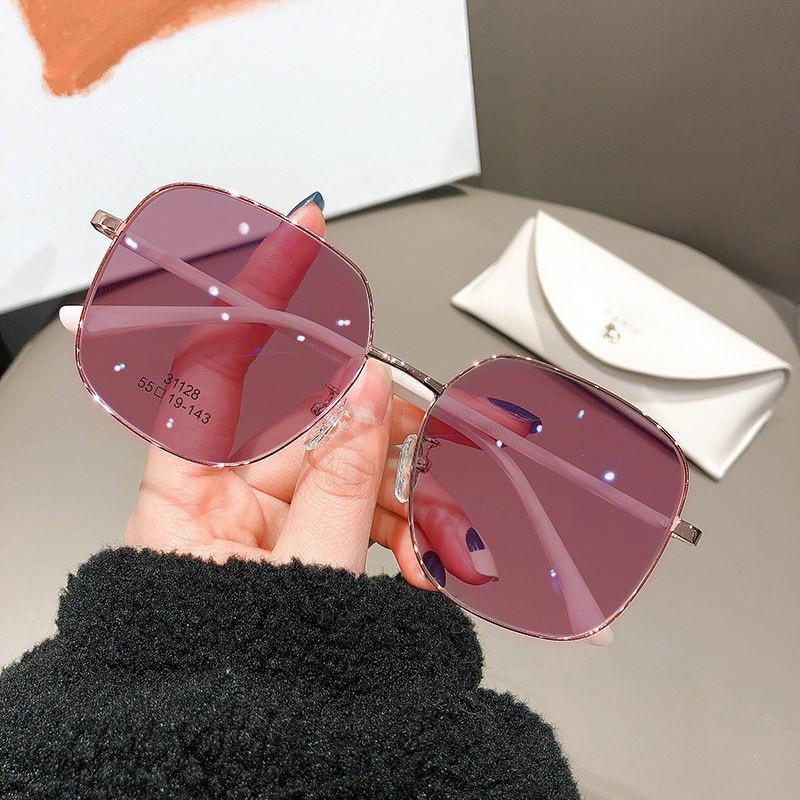 Glasses for Women, Ultra-light Large Square Frame, Korean Style Trendy Anti-blue Light High-definition Eye Protection Flat Glasses for Men