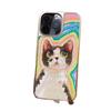Creative Rainbow Kitten Applicable to Apple iPhone17/16Pro Mobile Phone Case 14 Frosted PC15 Cute 12 Women 13