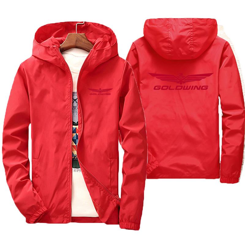 Firefighter Goldwing - Pánské a dámské bundy s kapucí, větruodolné oblečení pro volný čas