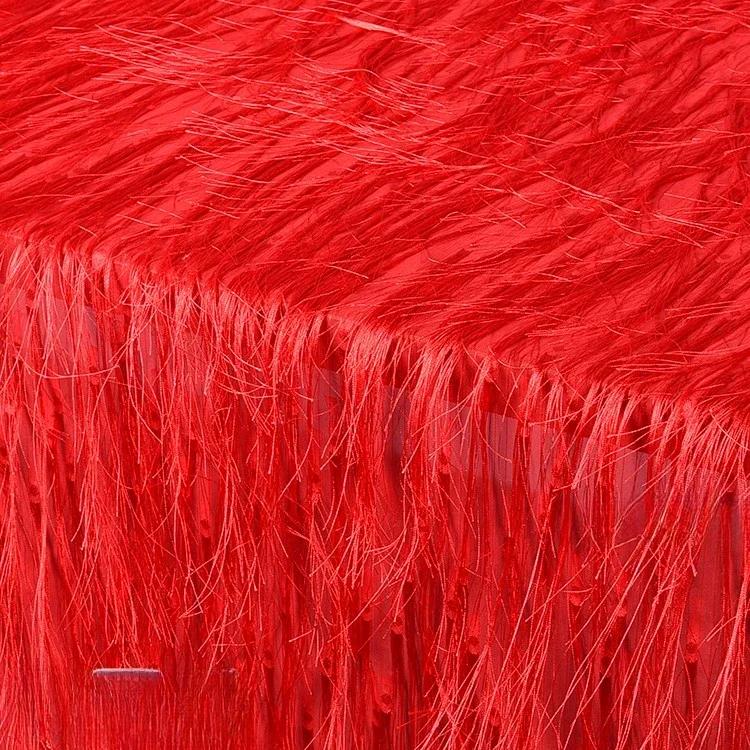 

Perspective Skirt Dress Designer Chiffon Fabric Long Tassel Wholesale Cloth Diy Apparel Sewing Fabric Material 100x150cm 100x150cm