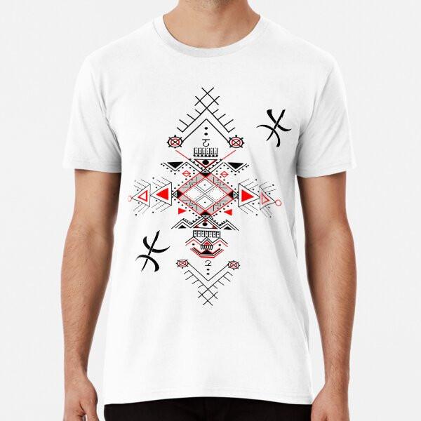 Amazigh Kabyle Berber patterns  S to 5XL Made in the AU/USA T-Shirt