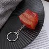 Dongpo Pork Model Keychain: Braised Pork, Beef Cubes, & Faux Streaky Pork Props for Kitchen Decor