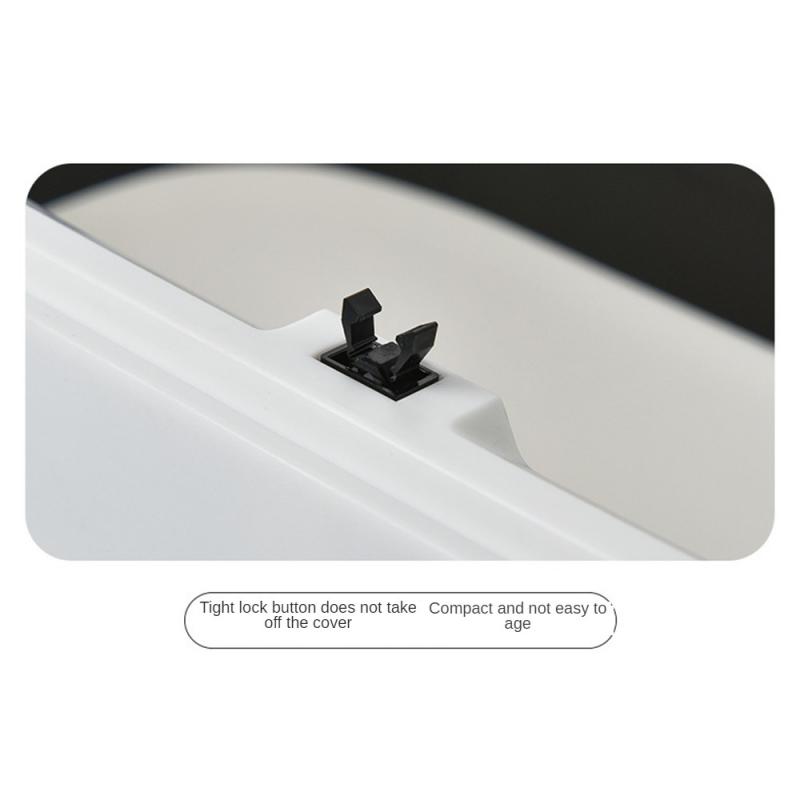 Kitchen Waterproof Storage Box Not Easy To Spread Out Kitchen Trash Can High Quality Narrow Design Push-type Trash Can