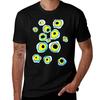 Paul Panfer Eyes Tshirt Minimalist Casual Short Sleeve Top