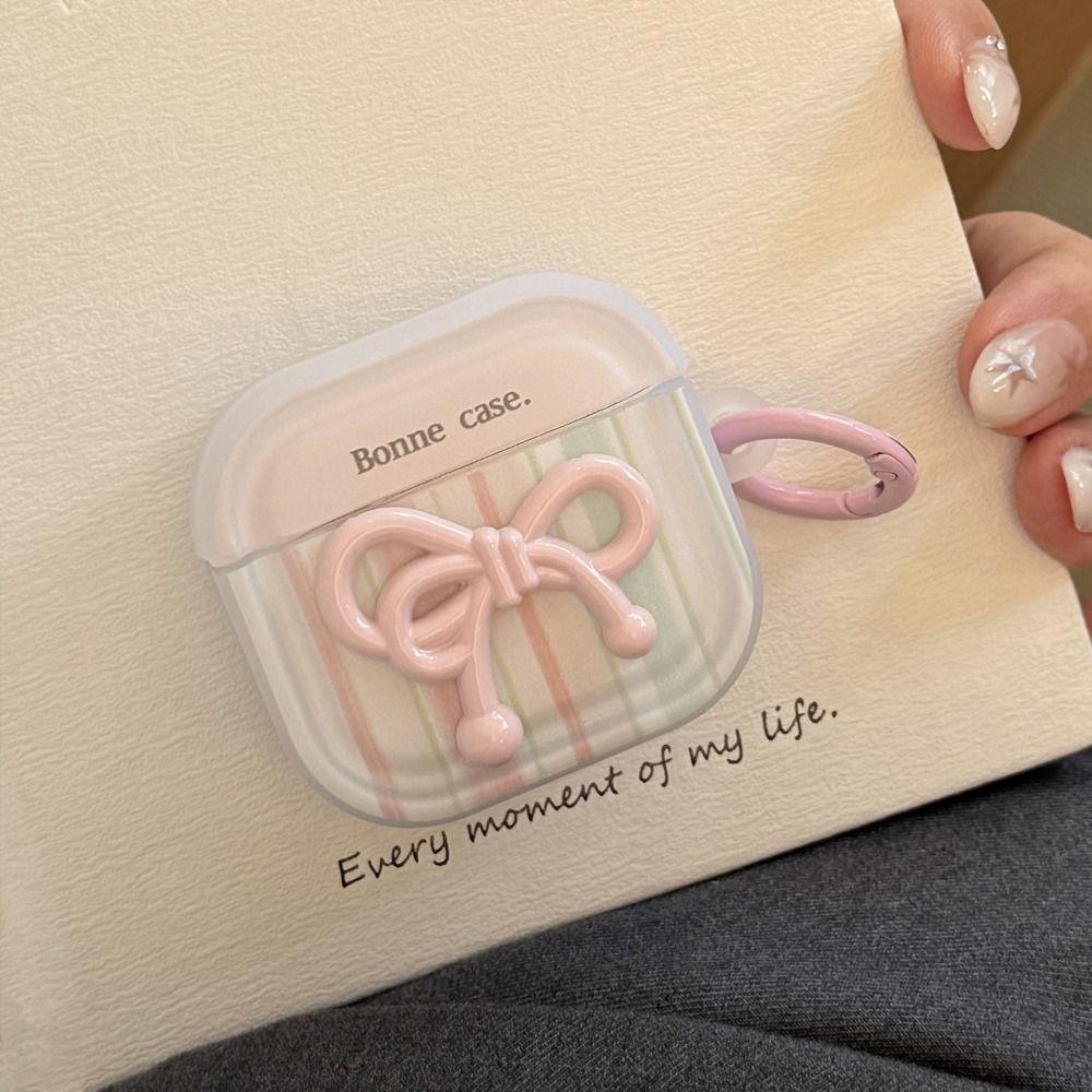 With Hook Headphone Box Cover Protective Shell for Airpods 4/3/2/1/pro2/pro Earphone Accessories