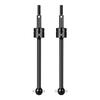 TRINOOD 1Pair Steel CVD Drive Shaft Front Rear Universal Dogbone for 1/10 Tamiya TT02B RC Buggy Car Upgrade Parts