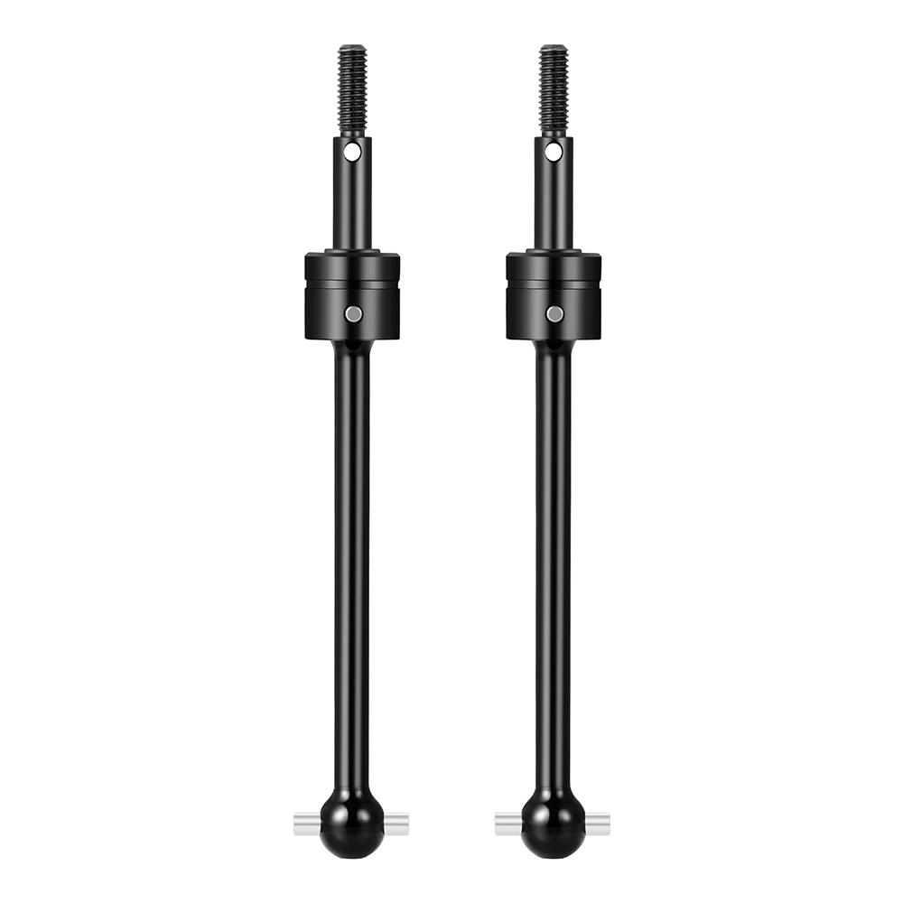 TRINOOD 1Pair Steel CVD Drive Shaft Front Rear Universal Dogbone for 1/10 Tamiya TT02B RC Buggy Car Upgrade Parts