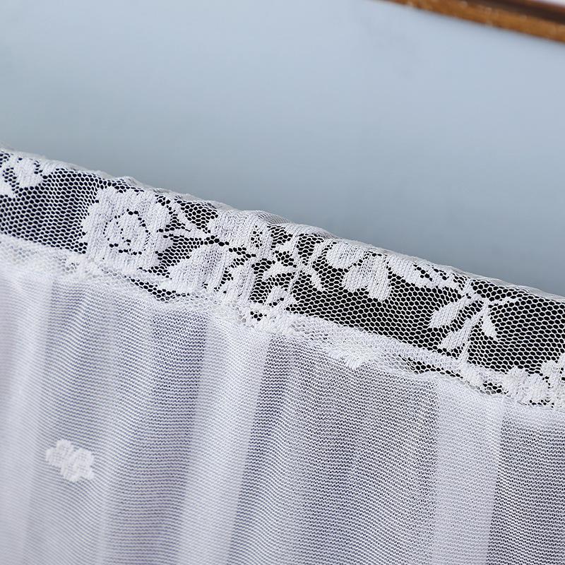 Universal 55-Inch Curved LCD TV Dust Cover with Lace Trim