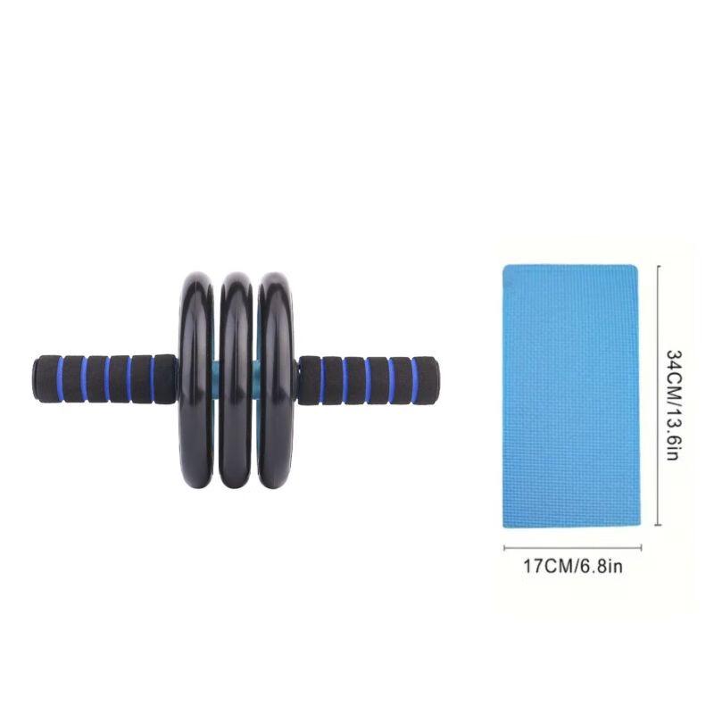 WEZHO Abdominal Exercise Wheel with Kneeling Mat