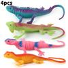 Forest Chameleon Lizards Plastic Toy Model For Kids Reptile Fans Gift Decoration