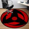 1pc Ninja Symbol Office Round Area Rug,  Under Office Chairs Bedroom Living Room Home Decor a0926090