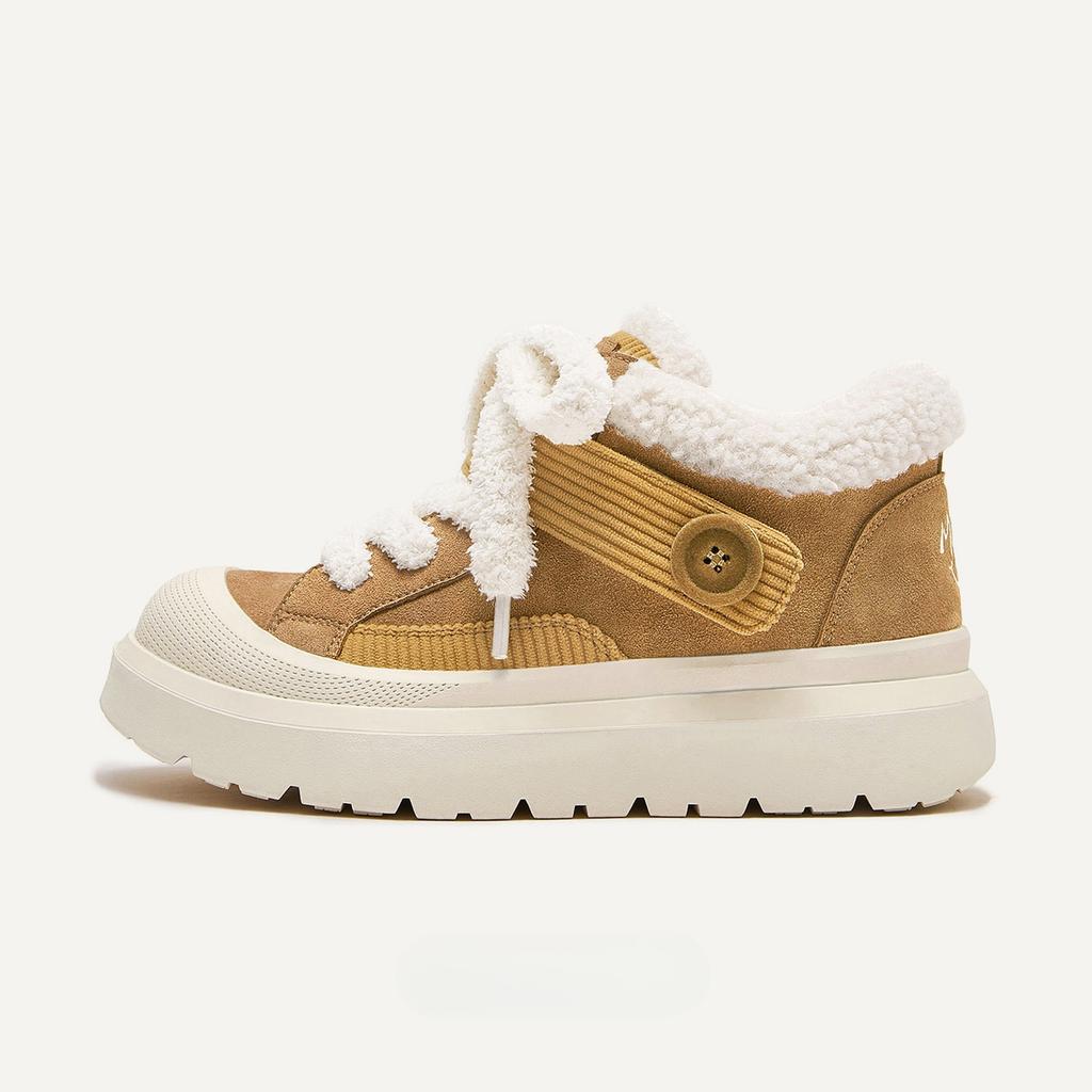 Big-headed Shoes, Thick-soled Height-increasing Warm Cotton Shoes, Short Boots, Women's Snow Boots