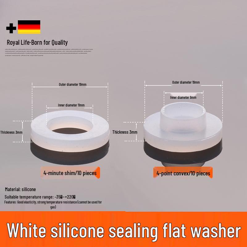 1-Inch Silicone Rubber Washer for Water Pipes and Meters