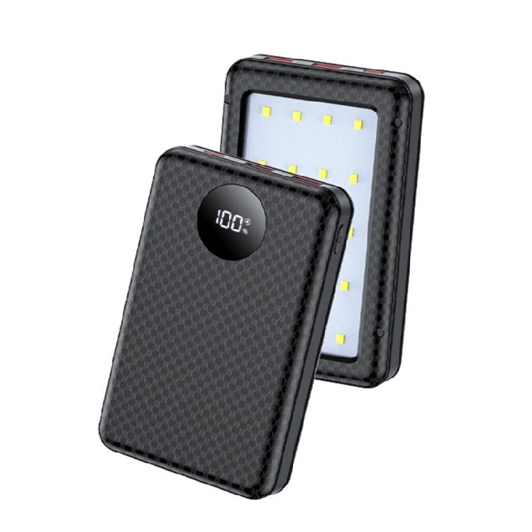Standard 18650 Mobile Power DIY Housing Case 22.5W/10W Fast Charging Built In LED Lamp For Emergency Lighting