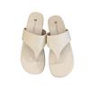 Flat-bottomed flip-flops for women's outer wear 2025 spring and summer new vacation travel beach shoes soft-soled feet cold slippers for women