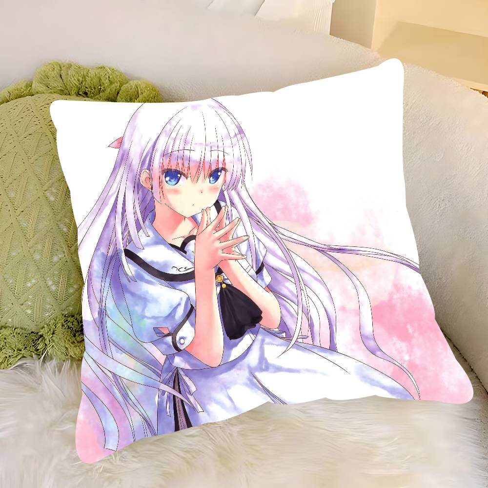 Anime S-Summer Pockets Pillow Case Removable Washable Cushion Cover – All-Season Soft Linen