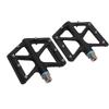 Lp Litepro 2pcs Folding Bicycle Pedal Black Wearproof Nylon Nonslip Mountain Bike Footpeg for MTB