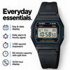 Casio wristwatch Collection F-84W-1QJH mens black
